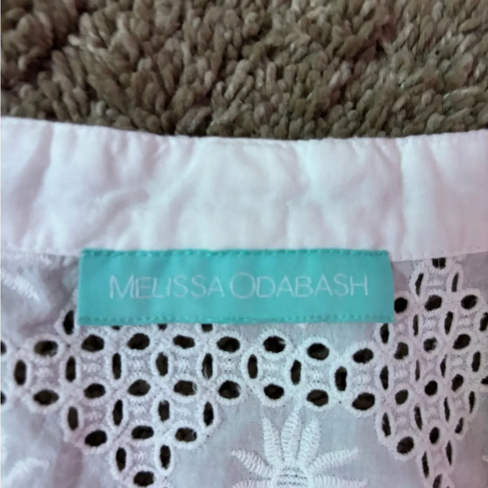 Cecily Broderie Anglaise Cotton Coverup - Picture 5 of 6